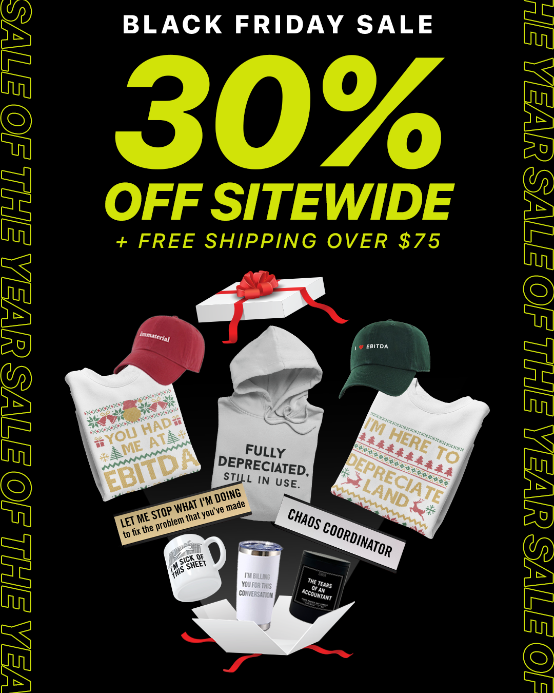 Black Friday Sale 30% Off Sitewide