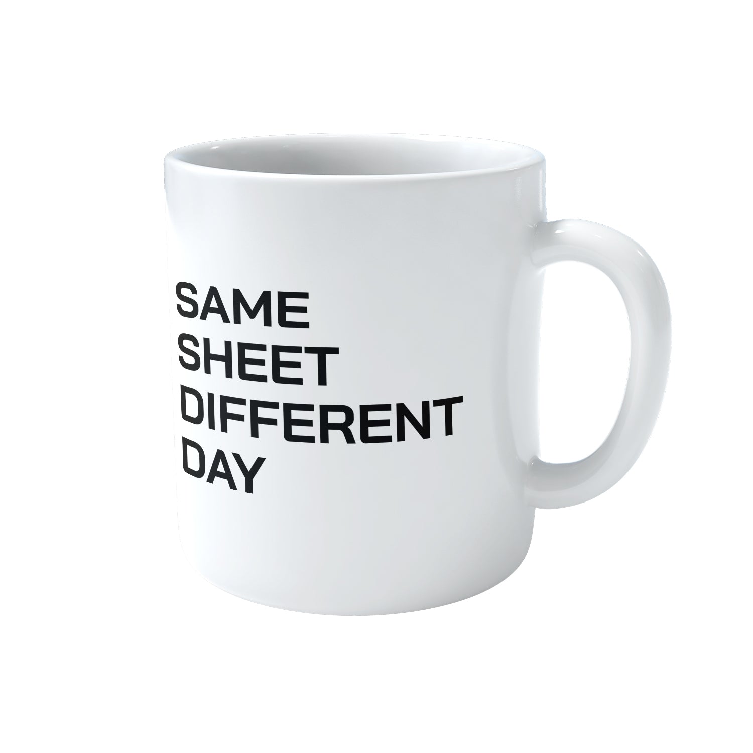 Same Sheet Different Day Mug