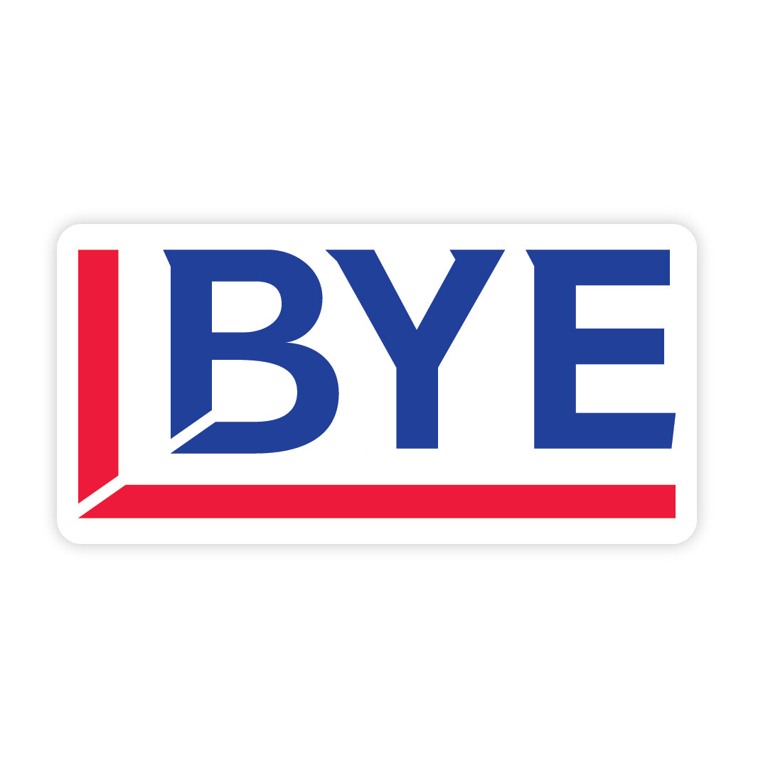 BDO BYE Sticker - 5 Pack