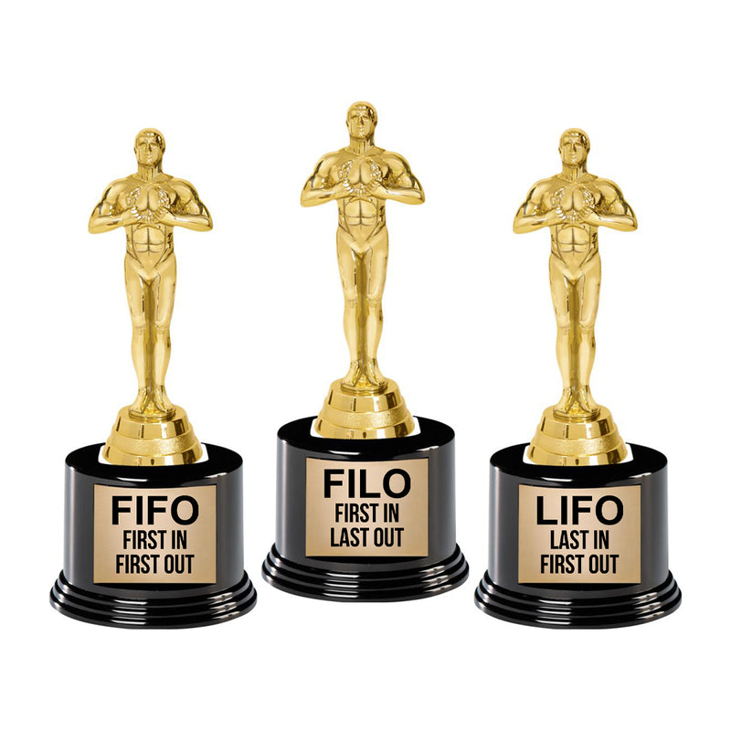 3 Types Of Workers (FIFO, LIFO, FILO) Trophy Bundle