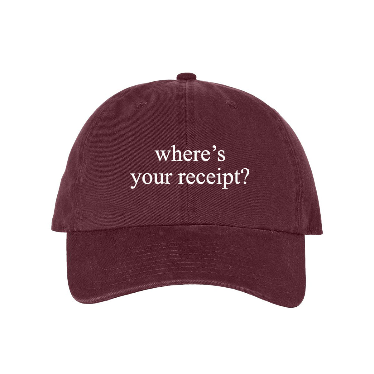 Where's Your Receipt? Hat | Funny Gifts For Bookkeepers, AP