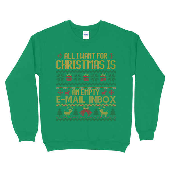 Ugly Sweaters For Lawyers | All I Want Is An Empty Email Inbox