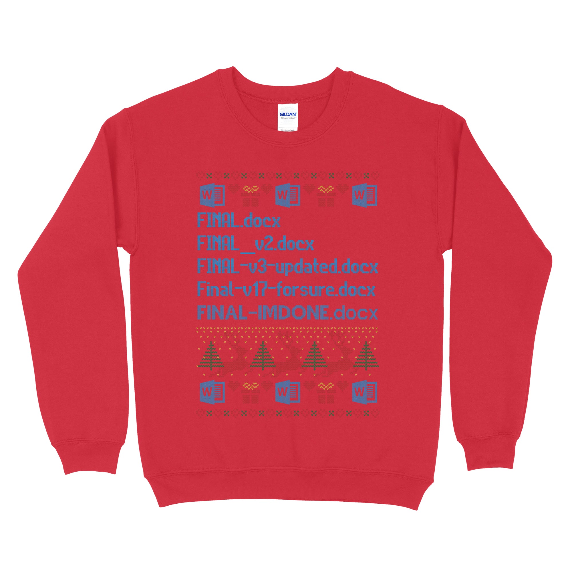 Ugly Sweaters For Lawyers | Final.docx Christmas Sweatshirt