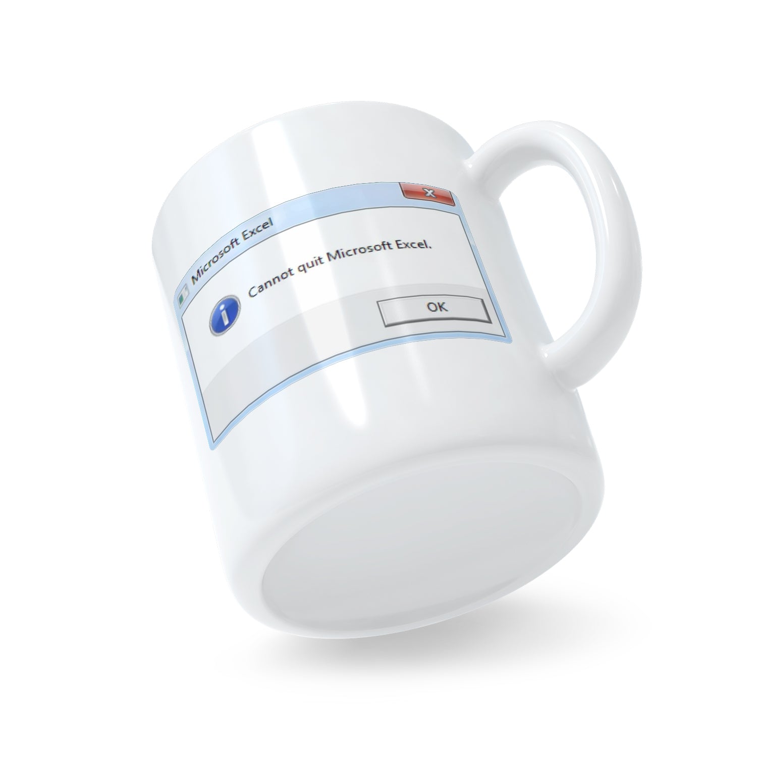 Cannot Quit Microsoft Excel Mug