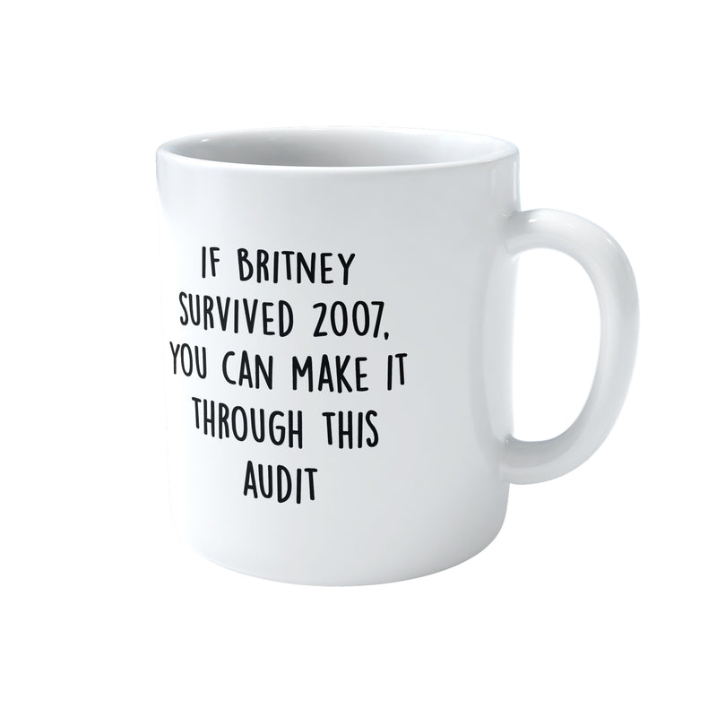If Britney survived 2007, you can make it through this audit Mug