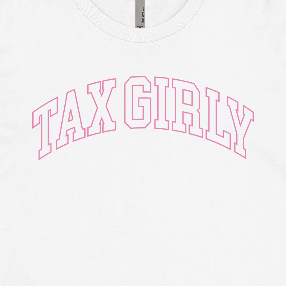 Tax Girly Tee | Gift Ideas For Tax Professionals