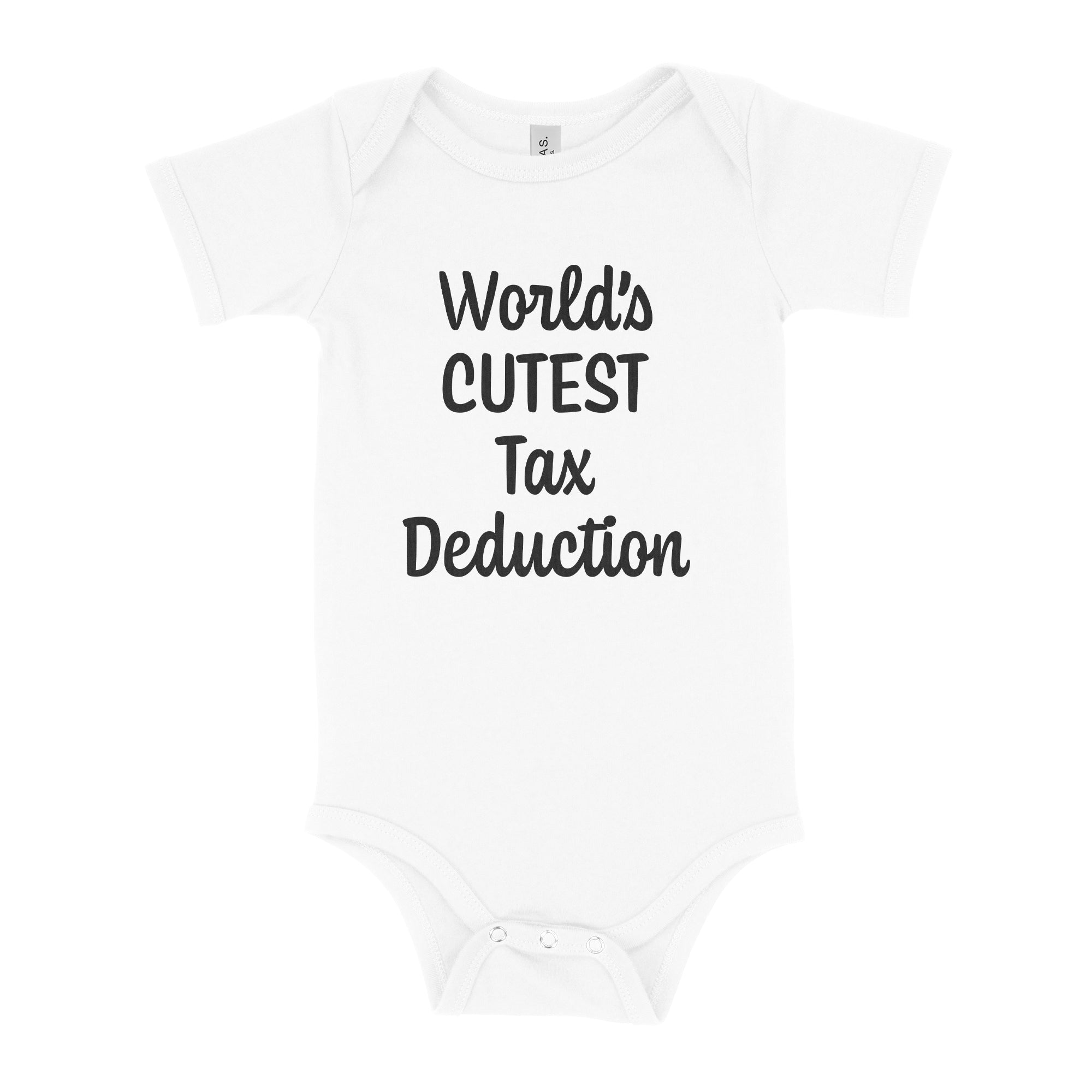 Accounting Baby Bodysuits | World's Cutest Tax Deduction