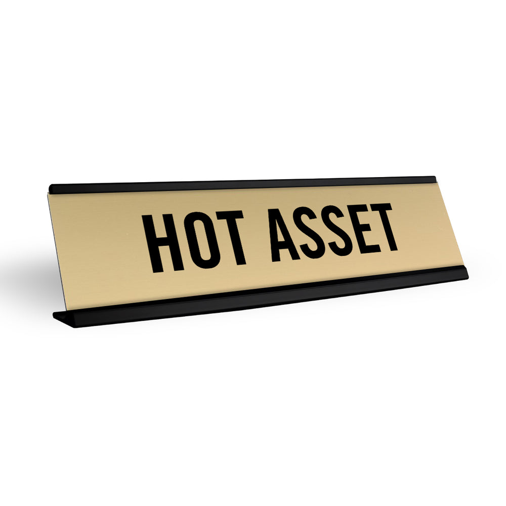 Asset Nameplate Examples Hot Asset Desk Name Plate
