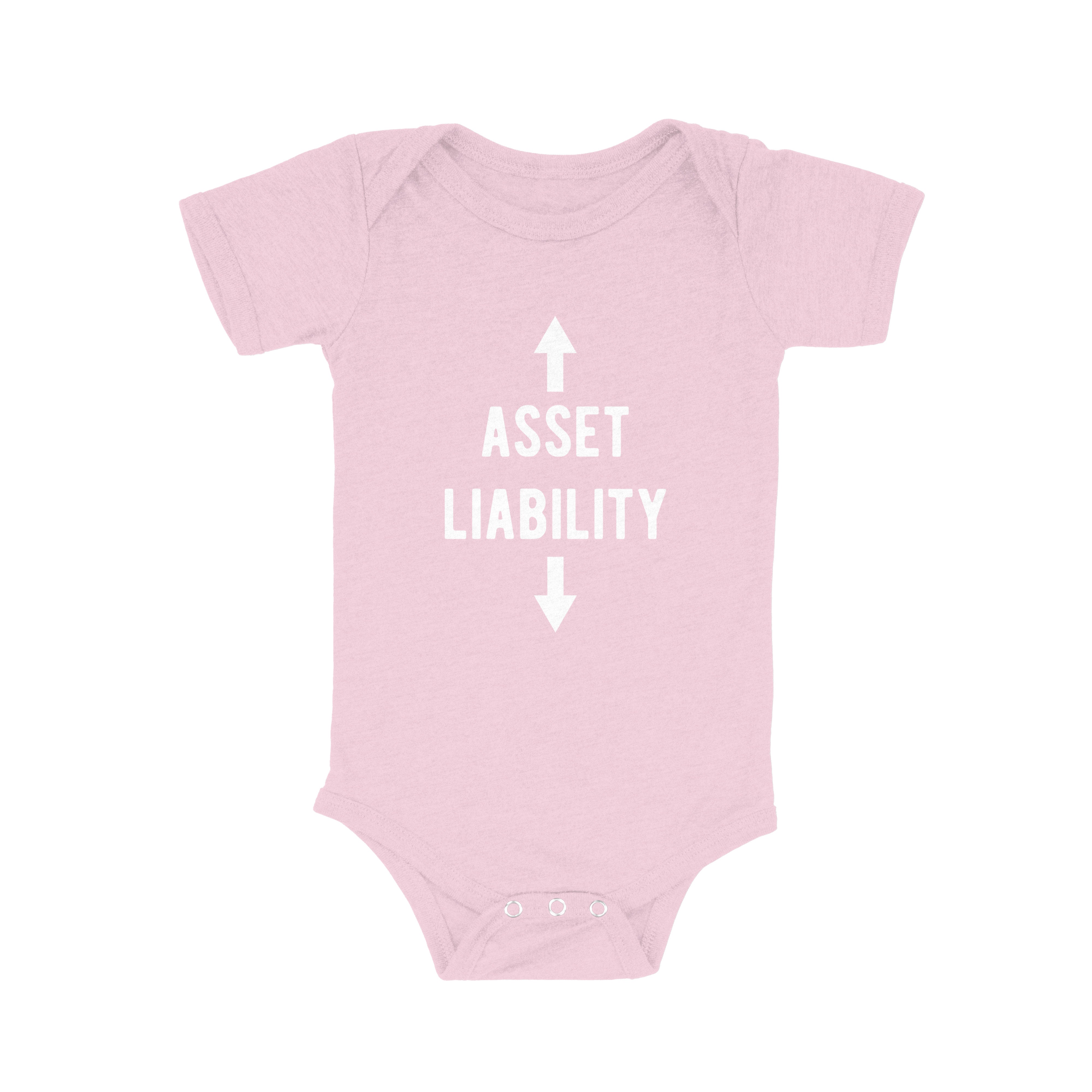 Accounting Baby Bodysuits | Asset Liability Baby Bodysuit