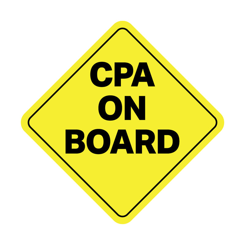 CPA On Board Sticker - 5 Pack