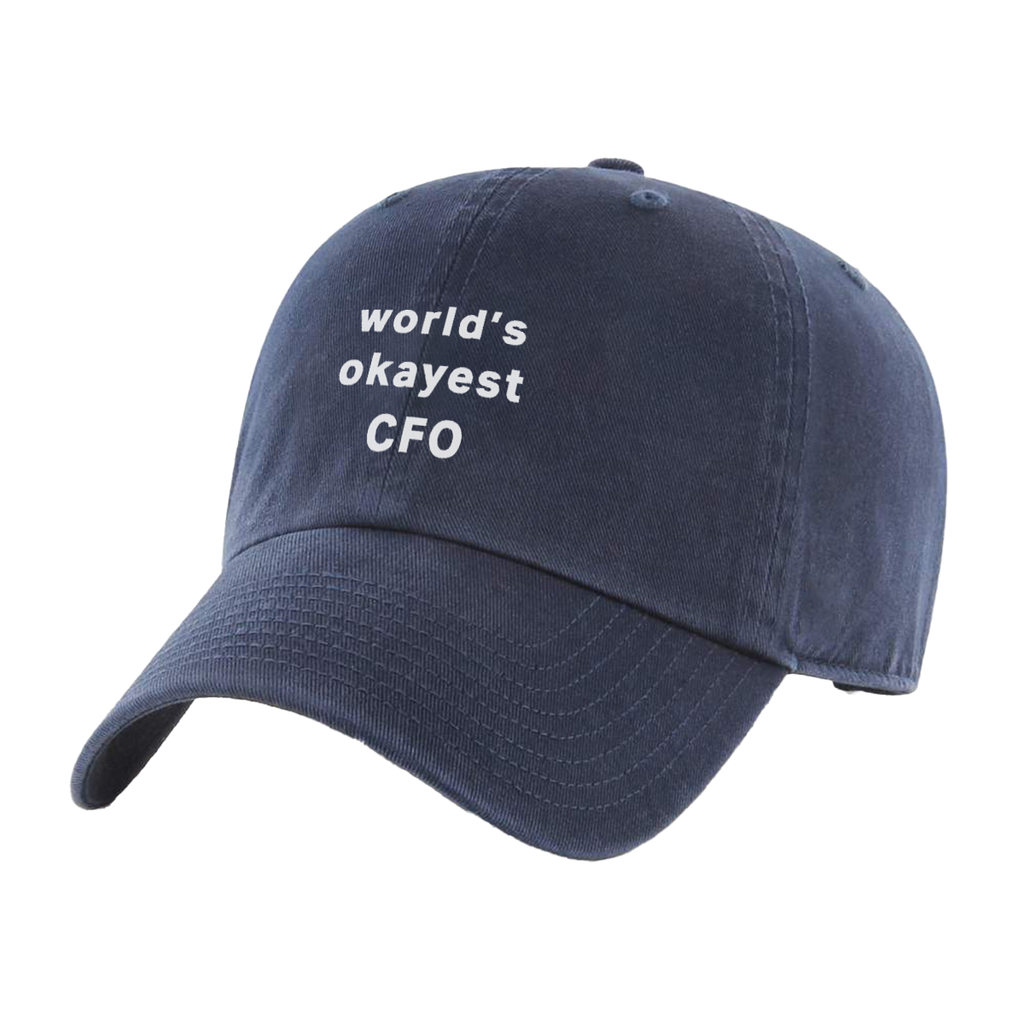 Funny Finance Hats World's Okayest CFO Hat