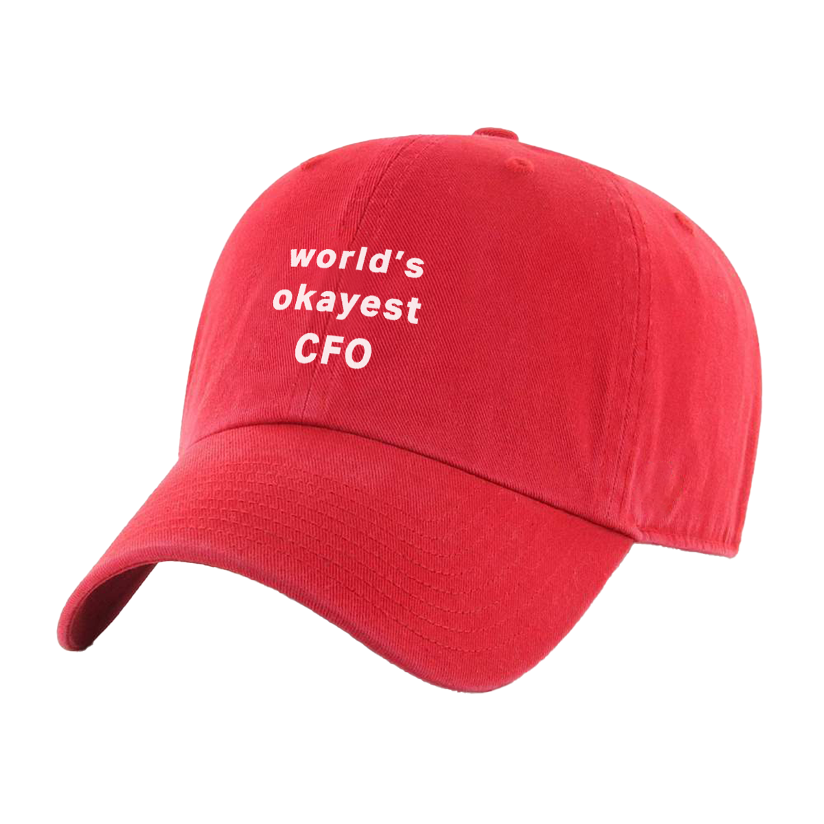 帽子 GENERAL RESEARCH BEDWIN HAT Funny Finance Hats | World's Okayest CFO Hat