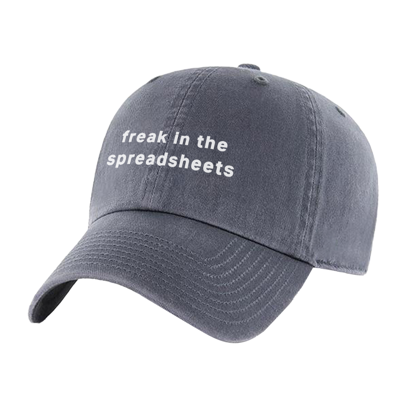 Freak In The Spreadsheets Hat Funny Excel Hats