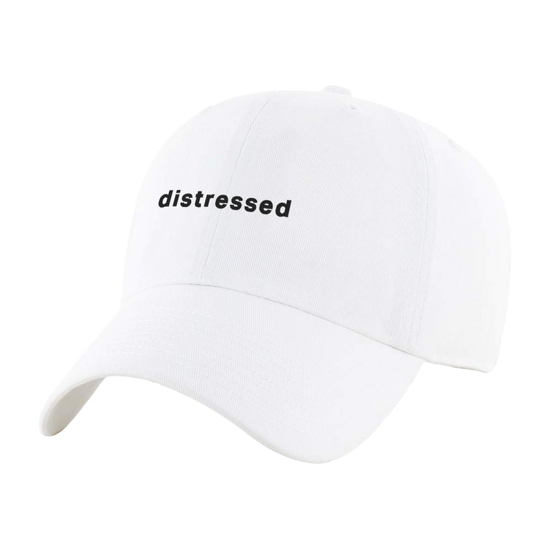 White distressed hat sale