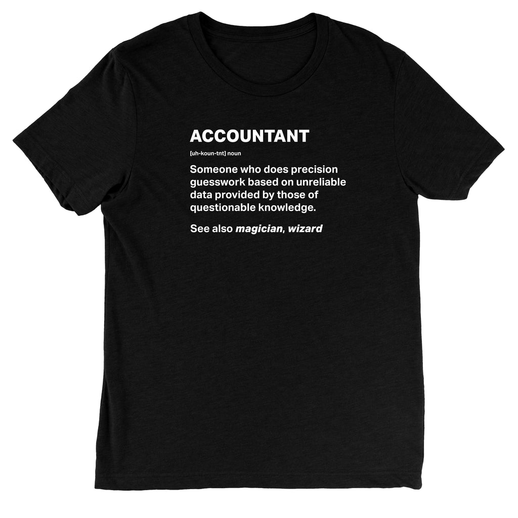 Accountant wizard t shirt outlet