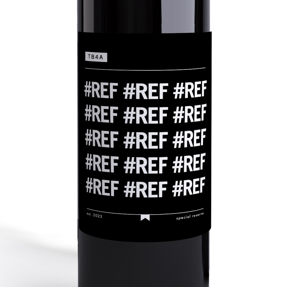 Excel Wine Labels | REF! Bottle Label
