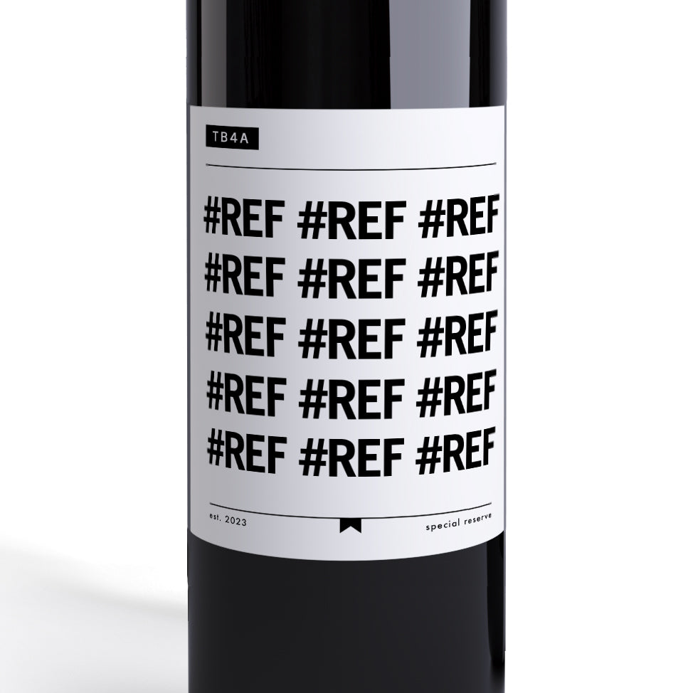 Excel Wine Labels | REF! Bottle Label
