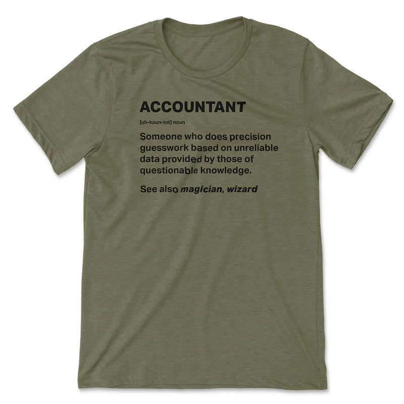 Accountant wizard deals t shirt