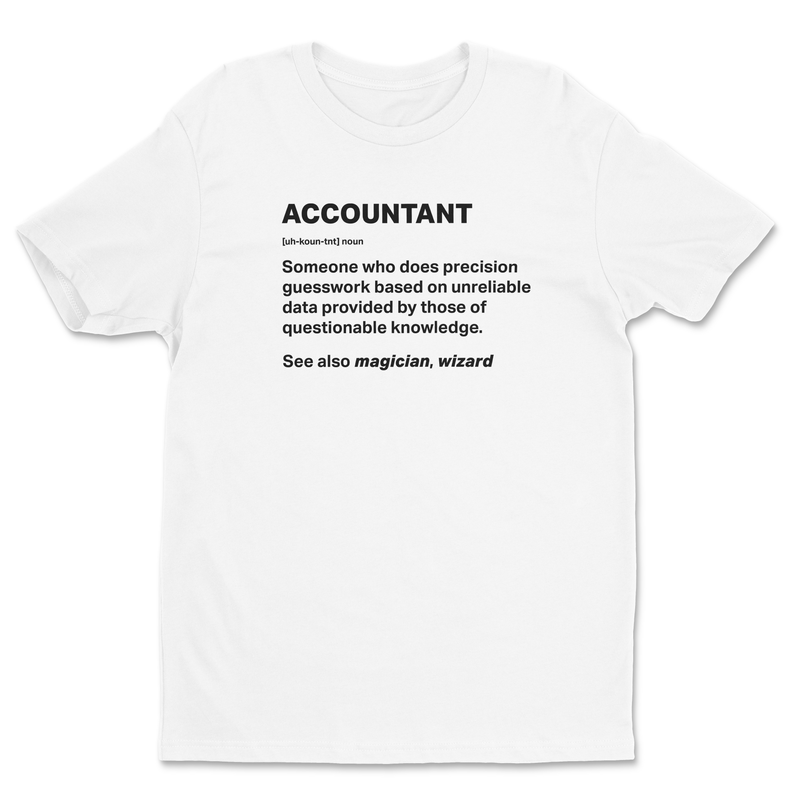 Accountant wizard deals t shirt